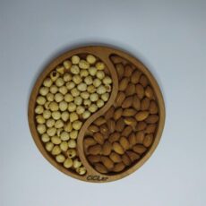 Yin Yang Ahşap Çerezlik Kahvaltılık